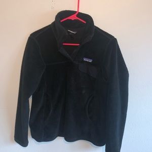 Patagonia Women's Re-Tool Snap-T® Fleece Pullover Size S Black